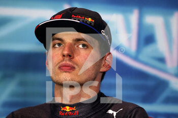 2022-05-08 - VERSTAPPEN Max (ned), Red Bull Racing RB18, portrait, post race press conference during the Formula 1 Crypto.com Miami Grand Prix 2022, 5th round of the 2022 FIA Formula One World Championship, on the Miami International Autodrome, from May 6 to 8, 2022 in Miami Gardens, Florida, United States of America - FORMULA 1 CRYPTO.COM MIAMI GRAND PRIX 2022, 5TH ROUND OF THE 2022 FIA FORMULA ONE WORLD CHAMPIONSHIP - FORMULA 1 - MOTORS