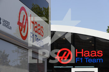 2022-05-22 - Haas F1 Team LOGO - FORMULA 1 PIRELLI GRAN PREMIO DE ESPAÑA 2022 RACE  - FORMULA 1 - MOTORS