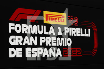2022-05-22 - Formula 1 LOGO - FORMULA 1 PIRELLI GRAN PREMIO DE ESPAÑA 2022 RACE  - FORMULA 1 - MOTORS