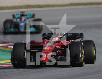 2022-05-20 - Charles Leclerc (MON) Ferrari F1-75 - FORMULA 1 PIRELLI GRAN PREMIO DE ESPAÑA 2022 PRACTICE - FORMULA 1 - MOTORS