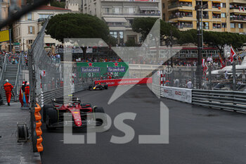 2022-05-29 - Carlos Sainz (SPA) Ferrari F1-75 - FORMULA 1 GRAND PRIX DE MONACO 2022 RACE - FORMULA 1 - MOTORS