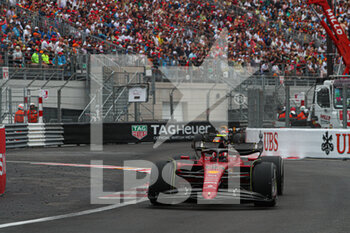 2022-05-29 - Carlos Sainz (SPA) Ferrari F1-75 - FORMULA 1 GRAND PRIX DE MONACO 2022 RACE - FORMULA 1 - MOTORS