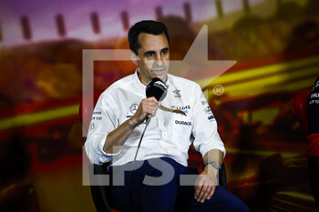 2022-05-21 - ROBSON Dave (gbr), Head of Vehicle Performance, Williams Racing, portrait, press conference during the Formula 1 Pirelli Grand Premio de Espana 2022, 6th round of the 2022 FIA Formula One World Championship, on the Circuit de Barcelona-Catalunya, from May 20 to 22, 2022 in Montmelo, Spain - FORMULA 1 PIRELLI GRAND PREMIO DE ESPANA 2022, 6TH ROUND OF THE 2022 FIA FORMULA ONE WORLD CHAMPIONSHIP - FORMULA 1 - MOTORS