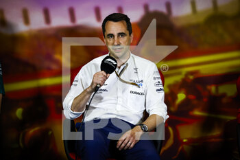2022-05-21 - ROBSON Dave (gbr), Head of Vehicle Performance, Williams Racing, portrait, press conference during the Formula 1 Pirelli Grand Premio de Espana 2022, 6th round of the 2022 FIA Formula One World Championship, on the Circuit de Barcelona-Catalunya, from May 20 to 22, 2022 in Montmelo, Spain - FORMULA 1 PIRELLI GRAND PREMIO DE ESPANA 2022, 6TH ROUND OF THE 2022 FIA FORMULA ONE WORLD CHAMPIONSHIP - FORMULA 1 - MOTORS