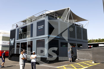 2022-05-22 - Williams Racing, ambiance motorhome during the Formula 1 Pirelli Grand Premio de Espana 2022, 6th round of the 2022 FIA Formula One World Championship, on the Circuit de Barcelona-Catalunya, from May 20 to 22, 2022 in Montmelo, Spain - FORMULA 1 PIRELLI GRAND PREMIO DE ESPANA 2022, 6TH ROUND OF THE 2022 FIA FORMULA ONE WORLD CHAMPIONSHIP - FORMULA 1 - MOTORS