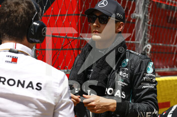 2022-05-22 - RUSSELL George (gbr), Mercedes AMG F1 Team W13, portrait during the Formula 1 Pirelli Grand Premio de Espana 2022, 6th round of the 2022 FIA Formula One World Championship, on the Circuit de Barcelona-Catalunya, from May 20 to 22, 2022 in Montmelo, Spain - FORMULA 1 PIRELLI GRAND PREMIO DE ESPANA 2022, 6TH ROUND OF THE 2022 FIA FORMULA ONE WORLD CHAMPIONSHIP - FORMULA 1 - MOTORS