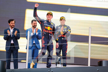 2022-05-22 - BEN SULAYEM Mohammed (uae), President of the FIA, VERSTAPPEN Max (ned), Red Bull Racing RB18, portrait during the Formula 1 Pirelli Grand Premio de Espana 2022, 6th round of the 2022 FIA Formula One World Championship, on the Circuit de Barcelona-Catalunya, from May 20 to 22, 2022 in Montmelo, Spain - FORMULA 1 PIRELLI GRAND PREMIO DE ESPANA 2022, 6TH ROUND OF THE 2022 FIA FORMULA ONE WORLD CHAMPIONSHIP - FORMULA 1 - MOTORS