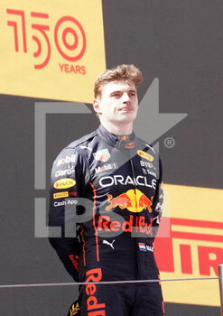 2022-05-22 - 22.05.2022, Circuit de Catalunya, Barcelona, F1 Aramco Grand Prix von Spanien 2022
 , im Bild
Podium:
Sieger Max Verstappen (NEL), Oracle Red Bull Racing - F1 PIRELLI GRAND PRIX OF SPAIN 2022 - FORMULA 1 - MOTORS