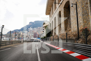 2022-05-26 - illustration, track, piste, kerb, vibreur, during the Formula 1 Grand Prix de Monaco 2022, 7th round of the 2022 FIA Formula One World Championship, on the Circuit de Monaco, from May 27 to 29, 2022 in Monte-Carlo, Monaco - F1 - MONACO GRAND PRIX 2022 - FORMULA 1 - MOTORS