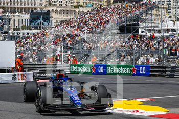 2022-05-27 - 23 ALBON Alexander (tha), Williams Racing FW44, action during the Formula 1 Grand Prix de Monaco 2022, 7th round of the 2022 FIA Formula One World Championship, on the Circuit de Monaco, from May 27 to 29, 2022 in Monte-Carlo, Monaco - F1 - MONACO GRAND PRIX 2022 - FORMULA 1 - MOTORS