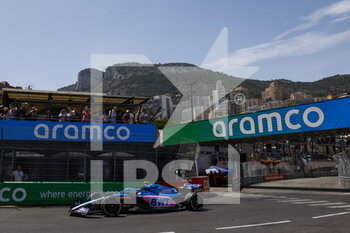 2022-05-27 - 31 OCON Esteban (fra), Alpine F1 Team A522, action during the Formula 1 Grand Prix de Monaco 2022, 7th round of the 2022 FIA Formula One World Championship, on the Circuit de Monaco, from May 27 to 29, 2022 in Monte-Carlo, Monaco - F1 - MONACO GRAND PRIX 2022 - FORMULA 1 - MOTORS