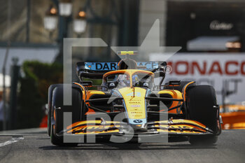 2022-05-27 - 04 NORRIS Lando (gbr), McLaren F1 Team MCL36, action during the Formula 1 Grand Prix de Monaco 2022, 7th round of the 2022 FIA Formula One World Championship, on the Circuit de Monaco, from May 27 to 29, 2022 in Monte-Carlo, Monaco - F1 - MONACO GRAND PRIX 2022 - FORMULA 1 - MOTORS