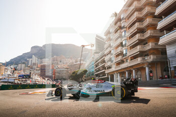 2022-05-27 - 44 HAMILTON Lewis (gbr), Mercedes AMG F1 Team W13, action during the Formula 1 Grand Prix de Monaco 2022, 7th round of the 2022 FIA Formula One World Championship, on the Circuit de Monaco, from May 27 to 29, 2022 in Monte-Carlo, Monaco - F1 - MONACO GRAND PRIX 2022 - FORMULA 1 - MOTORS