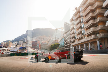 2022-05-27 - 55 SAINZ Carlos (spa), Scuderia Ferrari F1-75, action during the Formula 1 Grand Prix de Monaco 2022, 7th round of the 2022 FIA Formula One World Championship, on the Circuit de Monaco, from May 27 to 29, 2022 in Monte-Carlo, Monaco - F1 - MONACO GRAND PRIX 2022 - FORMULA 1 - MOTORS