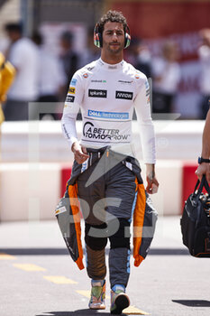 2022-05-28 - RICCIARDO Daniel (aus), McLaren F1 Team MCL36, portrait during the Formula 1 Grand Prix de Monaco 2022, 7th round of the 2022 FIA Formula One World Championship, on the Circuit de Monaco, from May 27 to 29, 2022 in Monte-Carlo, Monaco - F1 - MONACO GRAND PRIX 2022 - FORMULA 1 - MOTORS