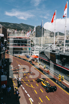 2022-05-28 - 03 RICCIARDO Daniel (aus), McLaren F1 Team MCL36, action during the Formula 1 Grand Prix de Monaco 2022, 7th round of the 2022 FIA Formula One World Championship, on the Circuit de Monaco, from May 27 to 29, 2022 in Monte-Carlo, Monaco - F1 - MONACO GRAND PRIX 2022 - FORMULA 1 - MOTORS