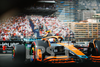 2022-05-28 - 04 NORRIS Lando (gbr), McLaren F1 Team MCL36, action during the Formula 1 Grand Prix de Monaco 2022, 7th round of the 2022 FIA Formula One World Championship, on the Circuit de Monaco, from May 27 to 29, 2022 in Monte-Carlo, Monaco - F1 - MONACO GRAND PRIX 2022 - FORMULA 1 - MOTORS