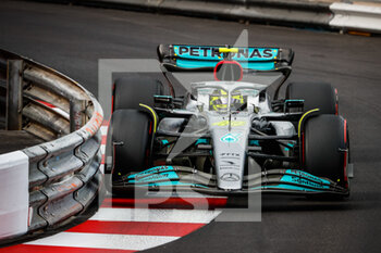 2022-05-28 - 44 HAMILTON Lewis (gbr), Mercedes AMG F1 Team W13, action during the Formula 1 Grand Prix de Monaco 2022, 7th round of the 2022 FIA Formula One World Championship, on the Circuit de Monaco, from May 27 to 29, 2022 in Monte-Carlo, Monaco - F1 - MONACO GRAND PRIX 2022 - FORMULA 1 - MOTORS
