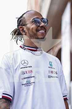 2022-05-29 - HAMILTON Lewis (gbr), Mercedes AMG F1 Team W13, portrait during the Formula 1 Grand Prix de Monaco 2022, 7th round of the 2022 FIA Formula One World Championship, on the Circuit de Monaco, from May 27 to 29, 2022 in Monte-Carlo, Monaco - F1 - MONACO GRAND PRIX 2022 - RACE - FORMULA 1 - MOTORS