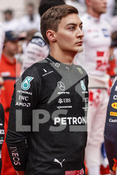2022-05-29 - RUSSELL George (gbr), Mercedes AMG F1 Team W13, portrait during the Formula 1 Grand Prix de Monaco 2022, 7th round of the 2022 FIA Formula One World Championship, on the Circuit de Monaco, from May 27 to 29, 2022 in Monte-Carlo, Monaco - F1 - MONACO GRAND PRIX 2022 - RACE - FORMULA 1 - MOTORS