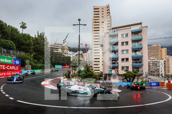 2022-05-29 - 63 RUSSELL George (gbr), Mercedes AMG F1 Team W13, action during the Formula 1 Grand Prix de Monaco 2022, 7th round of the 2022 FIA Formula One World Championship, on the Circuit de Monaco, from May 27 to 29, 2022 in Monte-Carlo, Monaco - F1 - MONACO GRAND PRIX 2022 - RACE - FORMULA 1 - MOTORS