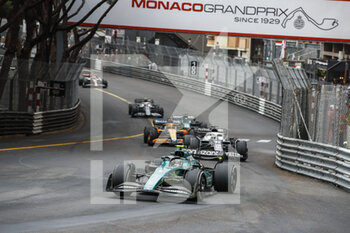 2022-05-29 - 05 VETTEL Sebastian (ger), Aston Martin F1 Team AMR22, action 10 GASLY Pierre (fra), Scuderia AlphaTauri AT03, action during the Formula 1 Grand Prix de Monaco 2022, 7th round of the 2022 FIA Formula One World Championship, on the Circuit de Monaco, from May 27 to 29, 2022 in Monte-Carlo, Monaco - F1 - MONACO GRAND PRIX 2022 - RACE - FORMULA 1 - MOTORS