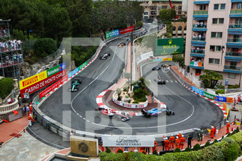 2022-05-29 - 31 OCON Esteban (fra), Alpine F1 Team A522, 77 BOTTAS Valtteri (fin), Alfa Romeo F1 Team ORLEN C42, action during the Formula 1 Grand Prix de Monaco 2022, 7th round of the 2022 FIA Formula One World Championship, on the Circuit de Monaco, from May 27 to 29, 2022 in Monte-Carlo, Monaco - F1 - MONACO GRAND PRIX 2022 - RACE - FORMULA 1 - MOTORS