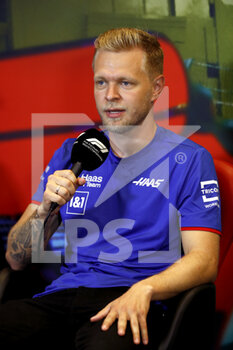 2022-06-10 - Kevin Magnussen, Haas F1 Team during the drivers press conference during the Formula 1 Azerbaijan Grand Prix 2022, 8th round of the 2022 FIA Formula One World Championship, on the Baku City Circuit, from June 10 to 12, 2022 in Baku, Azerbaijan - F1 - AZERBAIJAN GRAND PRIX 2022 - FORMULA 1 - MOTORS