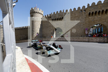 2022-06-10 - 63 RUSSELL George (gbr), Mercedes AMG F1 Team W13, action during the Formula 1 Azerbaijan Grand Prix 2022, 8th round of the 2022 FIA Formula One World Championship, on the Baku City Circuit, from June 10 to 12, 2022 in Baku, Azerbaijan - F1 - AZERBAIJAN GRAND PRIX 2022 - FORMULA 1 - MOTORS