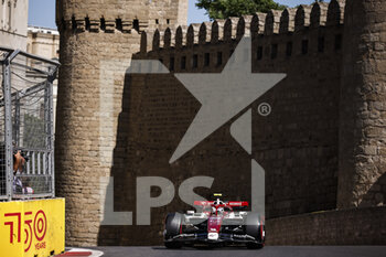 2022-06-10 - 24 ZHOU Guanyu (chi), Alfa Romeo F1 Team ORLEN C42, action during the Formula 1 Azerbaijan Grand Prix 2022, 8th round of the 2022 FIA Formula One World Championship, on the Baku City Circuit, from June 10 to 12, 2022 in Baku, Azerbaijan - F1 - AZERBAIJAN GRAND PRIX 2022 - FORMULA 1 - MOTORS