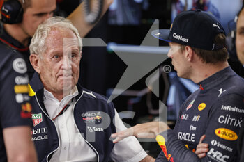 2022-06-10 - VERSTAPPEN Max (ned), Red Bull Racing RB18, portrait MARKO Helmut (aut), Drivers’ Manager of Red Bull Racing, portrait during the Formula 1 Azerbaijan Grand Prix 2022, 8th round of the 2022 FIA Formula One World Championship, on the Baku City Circuit, from June 10 to 12, 2022 in Baku, Azerbaijan - F1 - AZERBAIJAN GRAND PRIX 2022 - FORMULA 1 - MOTORS