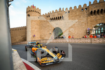 2022-06-10 - 04 NORRIS Lando (gbr), McLaren F1 Team MCL36, action during the Formula 1 Azerbaijan Grand Prix 2022, 8th round of the 2022 FIA Formula One World Championship, on the Baku City Circuit, from June 10 to 12, 2022 in Baku, Azerbaijan - F1 - AZERBAIJAN GRAND PRIX 2022 - FORMULA 1 - MOTORS