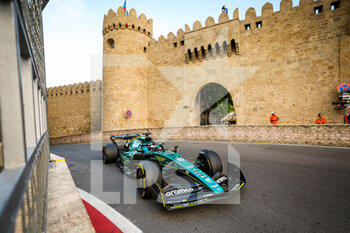 2022-06-10 - 18 STROLL Lance (can), Aston Martin F1 Team AMR22, action during the Formula 1 Azerbaijan Grand Prix 2022, 8th round of the 2022 FIA Formula One World Championship, on the Baku City Circuit, from June 10 to 12, 2022 in Baku, Azerbaijan - F1 - AZERBAIJAN GRAND PRIX 2022 - FORMULA 1 - MOTORS