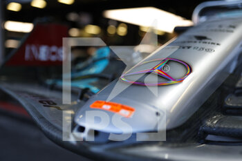 2022-06-11 - Mercedes AMG F1 Team W13, mechanical detail rainbow during the Formula 1 Azerbaijan Grand Prix 2022, 8th round of the 2022 FIA Formula One World Championship, on the Baku City Circuit, from June 10 to 12, 2022 in Baku, Azerbaijan - F1 - AZERBAIJAN GRAND PRIX 2022 - FORMULA 1 - MOTORS