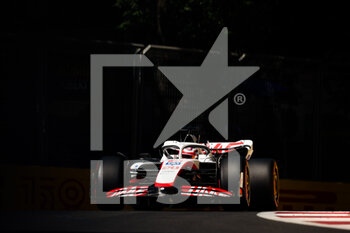 2022-06-11 - 20 MAGNUSSEN Kevin (den), Haas F1 Team VF-22 Ferrari, action during the Formula 1 Azerbaijan Grand Prix 2022, 8th round of the 2022 FIA Formula One World Championship, on the Baku City Circuit, from June 10 to 12, 2022 in Baku, Azerbaijan - F1 - AZERBAIJAN GRAND PRIX 2022 - FORMULA 1 - MOTORS