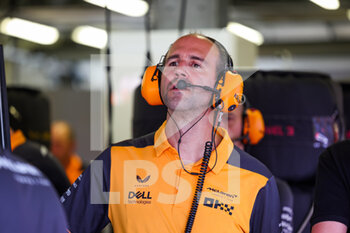 2022-06-11 - STALLARD Tom, Race Engineer of McLaren F1 Team, portrait during the Formula 1 Azerbaijan Grand Prix 2022, 8th round of the 2022 FIA Formula One World Championship, on the Baku City Circuit, from June 10 to 12, 2022 in Baku, Azerbaijan - F1 - AZERBAIJAN GRAND PRIX 2022 - FORMULA 1 - MOTORS