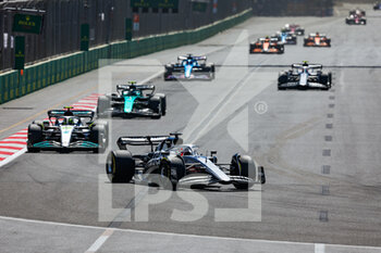2022-06-12 - 10 GASLY Pierre (fra), Scuderia AlphaTauri AT03, 44 HAMILTON Lewis (gbr), Mercedes AMG F1 Team W13, action during the Formula 1 Azerbaijan Grand Prix 2022, 8th round of the 2022 FIA Formula One World Championship, on the Baku City Circuit, from June 10 to 12, 2022 in Baku, Azerbaijan - F1 - AZERBAIJAN GRAND PRIX 2022 - RACE - FORMULA 1 - MOTORS