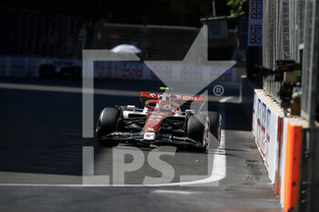 2022-06-12 - 24 ZHOU Guanyu (chi), Alfa Romeo F1 Team ORLEN C42, action during the Formula 1 Azerbaijan Grand Prix 2022, 8th round of the 2022 FIA Formula One World Championship, on the Baku City Circuit, from June 10 to 12, 2022 in Baku, Azerbaijan - F1 - AZERBAIJAN GRAND PRIX 2022 - RACE - FORMULA 1 - MOTORS