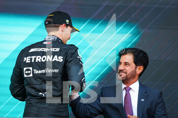 2022-06-12 - RUSSELL George (gbr), Mercedes AMG F1 Team W13, BEN SULAYEM Mohammed (uae), President of the FIA, portrait during the Formula 1 Azerbaijan Grand Prix 2022, 8th round of the 2022 FIA Formula One World Championship, on the Baku City Circuit, from June 10 to 12, 2022 in Baku, Azerbaijan - F1 - AZERBAIJAN GRAND PRIX 2022 - RACE - FORMULA 1 - MOTORS