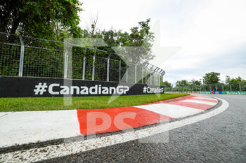 2022-06-16 - Track illustration during the Formula 1 AWS Grand Prix du Canada 2022, 9th round of the 2022 FIA Formula One World Championship, on the Circuit Gilles Villeneuve, from June 17 to 19, 2022 in Montreal, Canada - F1 - CANADIAN GRAND PRIX 2022 - FORMULA 1 - MOTORS