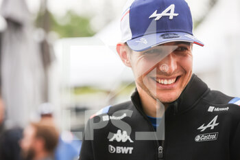 2022-06-16 - OCON Esteban (fra), Alpine F1 Team A522, portrait during the Formula 1 AWS Grand Prix du Canada 2022, 9th round of the 2022 FIA Formula One World Championship, on the Circuit Gilles Villeneuve, from June 17 to 19, 2022 in Montreal, Canada - F1 - CANADIAN GRAND PRIX 2022 - FORMULA 1 - MOTORS