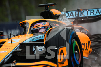 2022-06-16 - 03 RICCIARDO Daniel (aus), McLaren F1 Team MCL36, action during the Formula 1 AWS Grand Prix du Canada 2022, 9th round of the 2022 FIA Formula One World Championship, on the Circuit Gilles Villeneuve, from June 17 to 19, 2022 in Montreal, Canada - F1 - CANADIAN GRAND PRIX 2022 - FORMULA 1 - MOTORS