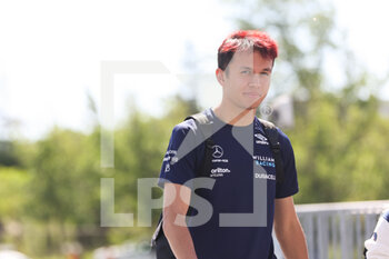 2022-06-17 - ALBON Alexander (tha), Williams Racing FW44, portrait during the Formula 1 AWS Grand Prix du Canada 2022, 9th round of the 2022 FIA Formula One World Championship, on the Circuit Gilles Villeneuve, from June 17 to 19, 2022 in Montreal, Canada - F1 - CANADIAN GRAND PRIX 2022 - FORMULA 1 - MOTORS