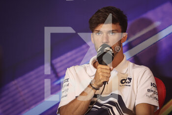 2022-06-17 - GASLY Pierre (fra), Scuderia AlphaTauri AT03, portrait press conference during the Formula 1 AWS Grand Prix du Canada 2022, 9th round of the 2022 FIA Formula One World Championship, on the Circuit Gilles Villeneuve, from June 17 to 19, 2022 in Montreal, Canada - F1 - CANADIAN GRAND PRIX 2022 - FORMULA 1 - MOTORS