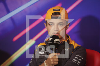 2022-06-17 - NORRIS Lando (gbr), McLaren F1 Team MCL36, portrait press conference during the Formula 1 AWS Grand Prix du Canada 2022, 9th round of the 2022 FIA Formula One World Championship, on the Circuit Gilles Villeneuve, from June 17 to 19, 2022 in Montreal, Canada - F1 - CANADIAN GRAND PRIX 2022 - FORMULA 1 - MOTORS