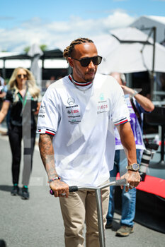2022-06-17 - HAMILTON Lewis (gbr), Mercedes AMG F1 Team W13, portrait during the Formula 1 AWS Grand Prix du Canada 2022, 9th round of the 2022 FIA Formula One World Championship, on the Circuit Gilles Villeneuve, from June 17 to 19, 2022 in Montreal, Canada - F1 - CANADIAN GRAND PRIX 2022 - FORMULA 1 - MOTORS