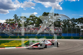 2022-06-17 - 47 SCHUMACHER Mick (ger), Haas F1 Team VF-22 Ferrari, action during the Formula 1 AWS Grand Prix du Canada 2022, 9th round of the 2022 FIA Formula One World Championship, on the Circuit Gilles Villeneuve, from June 17 to 19, 2022 in Montreal, Canada - F1 - CANADIAN GRAND PRIX 2022 - FORMULA 1 - MOTORS