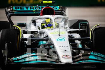 2022-06-17 - 44 HAMILTON Lewis (gbr), Mercedes AMG F1 Team W13, action during the Formula 1 AWS Grand Prix du Canada 2022, 9th round of the 2022 FIA Formula One World Championship, on the Circuit Gilles Villeneuve, from June 17 to 19, 2022 in Montreal, Canada - F1 - CANADIAN GRAND PRIX 2022 - FORMULA 1 - MOTORS