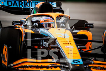2022-06-17 - 03 RICCIARDO Daniel (aus), McLaren F1 Team MCL36, action during the Formula 1 AWS Grand Prix du Canada 2022, 9th round of the 2022 FIA Formula One World Championship, on the Circuit Gilles Villeneuve, from June 17 to 19, 2022 in Montreal, Canada - F1 - CANADIAN GRAND PRIX 2022 - FORMULA 1 - MOTORS