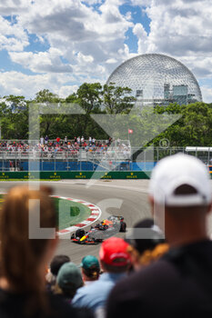 2022-06-17 - 11 PEREZ Sergio (mex), Red Bull Racing RB18, action during the Formula 1 AWS Grand Prix du Canada 2022, 9th round of the 2022 FIA Formula One World Championship, on the Circuit Gilles Villeneuve, from June 17 to 19, 2022 in Montreal, Canada - F1 - CANADIAN GRAND PRIX 2022 - FORMULA 1 - MOTORS